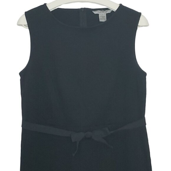 MAC & JAC Black textured sleeveless tailored dress - Picture 3 of 13